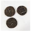 Image 1 : x3 ANTIQUE 1835-1910 DHUTAN 1/2 RUPEE COINS