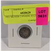 Image 1 : 1921 SILVER CANADA 10 CENTS COIN