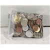 Image 1 : 2.5 POUNDS BAG OF VARIOUS WORLD COINS ETC.