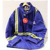 Image 1 : NEW FR INSULATED PARKA HI VIS BLUE 4XL