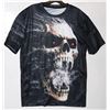 Image 1 : NEW SIZE LARGE MENS SKULL THEME T-SHIRT