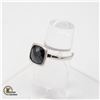 Image 2 : .925 CM SILVER ONYX RING SIZE 7.5