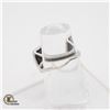 Image 3 : .925 CM SILVER ONYX RING SIZE 7.5