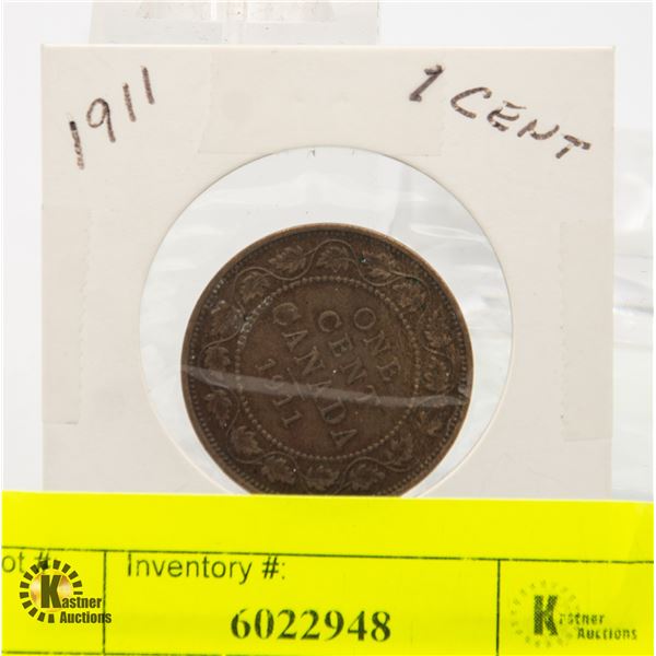 1911 $1 CENT COIN