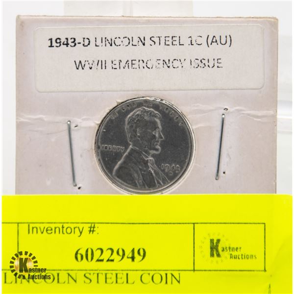 1943 LINCOLN STEEL COIN
