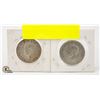 Image 2 : 1941 & 1943 SILVER 50 CENT PIECES