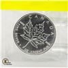 Image 1 : PURE 1 OZ SILVER UNCIRCULATED MAPLE LEAFS