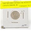 Image 1 : 1943 SILVER CANADIAN DIME WITH DIE CRACK ERROR