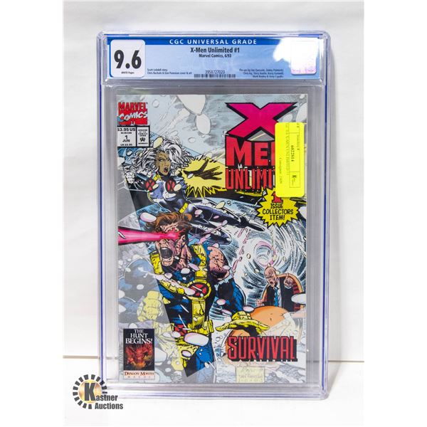 CGC 9.6 X-MEN UNLIMITED #1