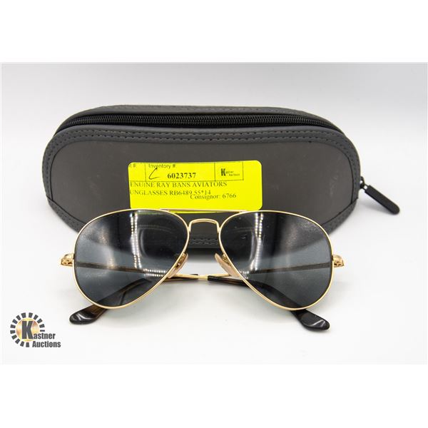 RAY BANS AVIATORS SUNGLASSES RB6489 55*14