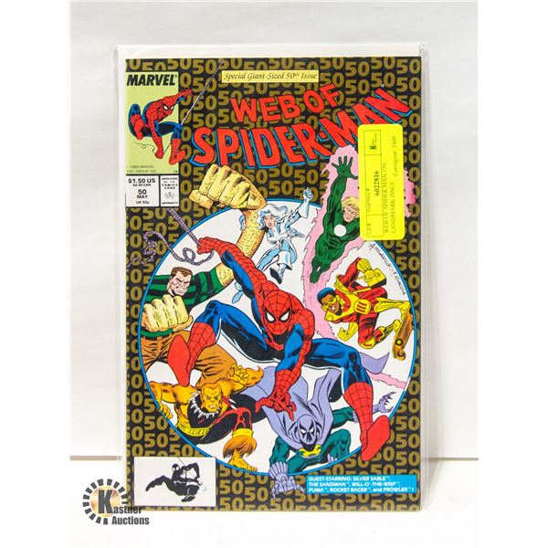 WEB OF SPIDER MAN #50 COMIC
