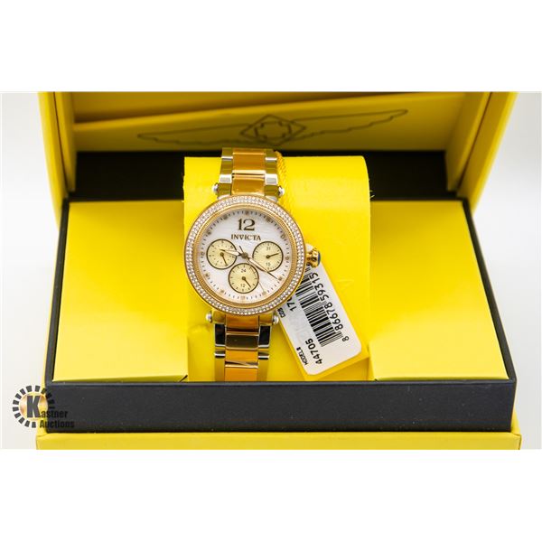 NEW INVICTA BOLT LADIES MOTHER OF PEARL WATCH