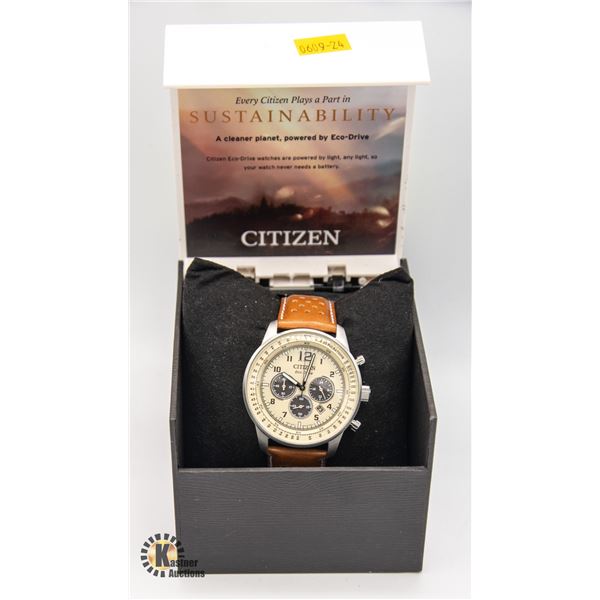 NEW CITIZEN ECO-DRIVE MEN'S CHRONOGRAPH WATCH