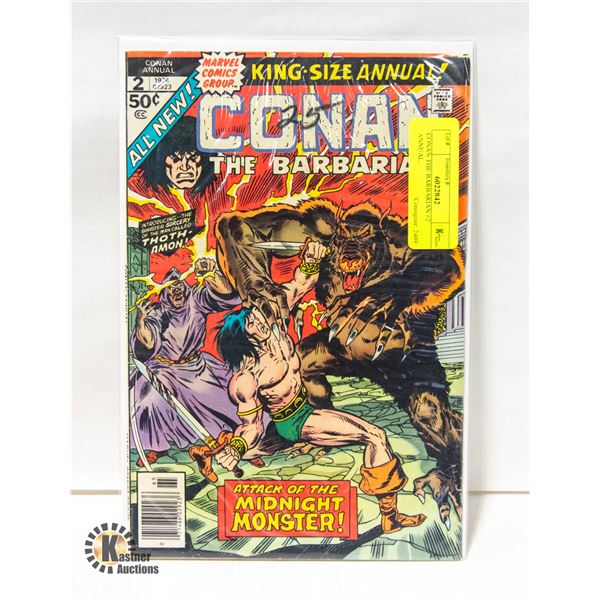 CONAN THE BARBARIAN #2 ANNUAL.