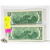 Image 2 : 2 MINT US $2 CONSECUTIVE NOTES