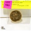Image 1 : US 24K GOLD PLATED 2000 SACAGAWEA MINT $1