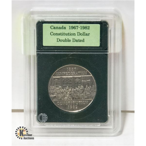 1967-1982 CONSTITUTION DOLLAR DOUBLE DATED