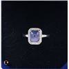 Image 1 : #854-2.20 CT 6 X 8 OVAL CABOCHON TANZANITE
