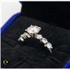Image 2 : #851-10 KT WHITE GOLD WEIGHING 2.02