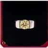 Image 1 : #878-CUSTOM HAND SET 3.00 CT GRA CERTIFIED