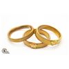 Image 1 : SET OF 3 MID CENTURY ACCORDION GARTER BRACELETS