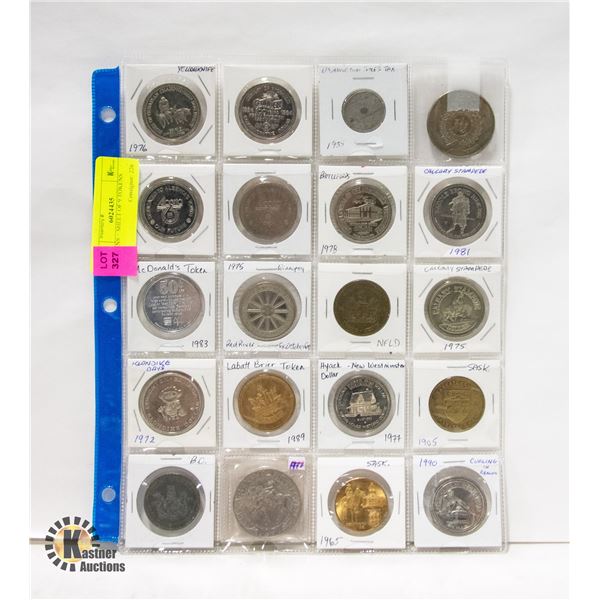 SHEET OF 9 TOKENS