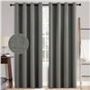 Image 1 : BRAND NEW MIULEE CURTAINS GREY