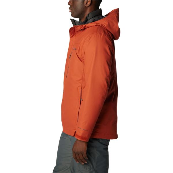 NEW COLUMBIA SZ XXL MENS ORANGE JACKET