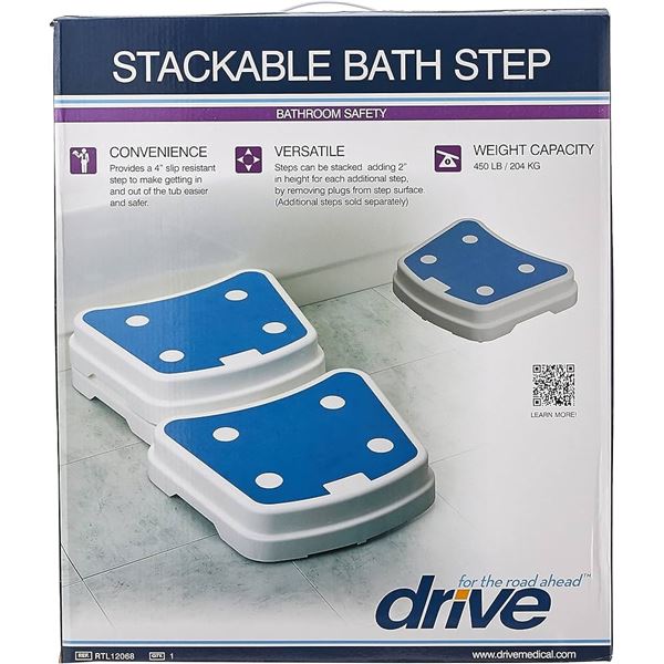 BRAND NEW DRIVE STACKABLE BATH STEP