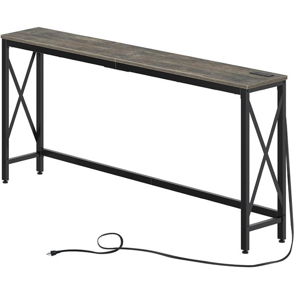 NEW CONSOLE TABLE ST0044-V2-GY140RR 70.8" X 11.8"