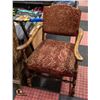 Image 1 : ANTIQUE WOOD FRAMED ARM CHAIR