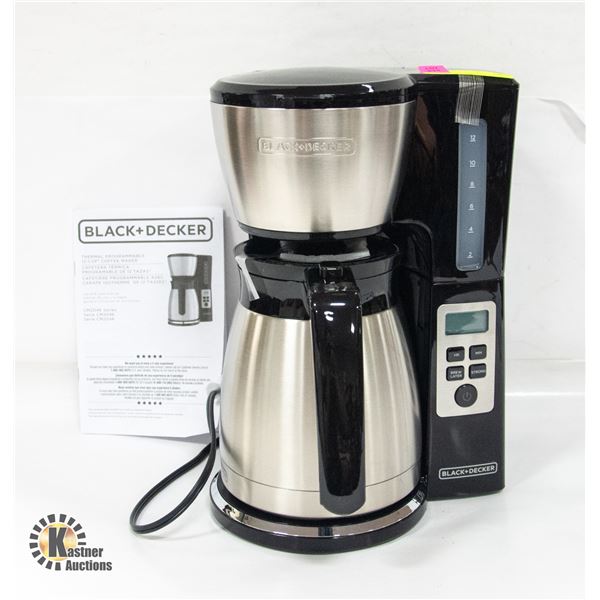NEW BLACK + DECKER THERMAL PROGRAMMABLE 12 CUP