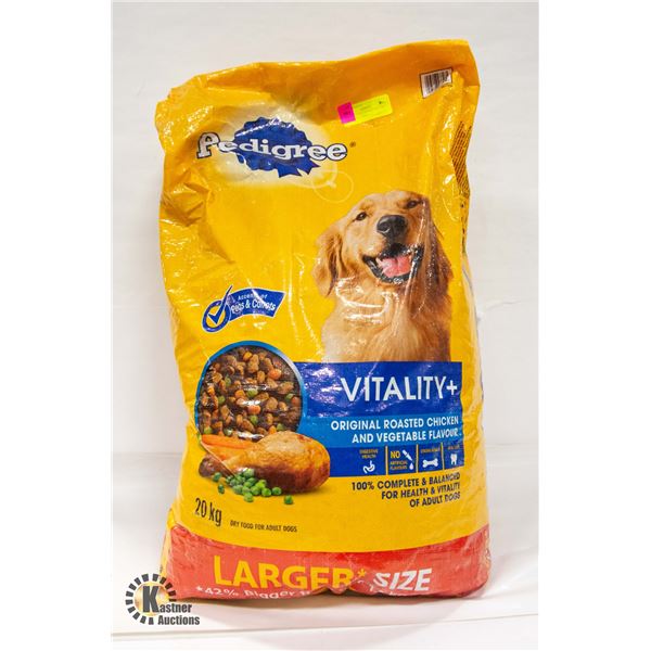 NEW 20KG BAG OF PEDIGREE DRY ADULT DOG FOOD