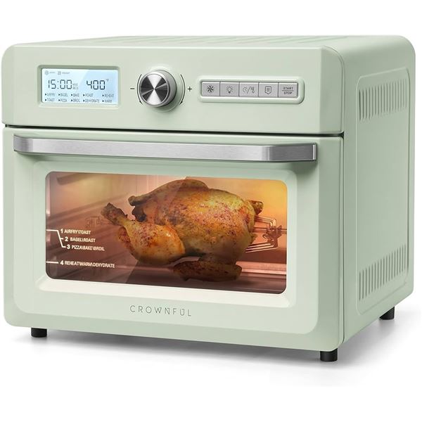 NEW CROWNFUL AIR FRYER OVEN 19QT - GREEN