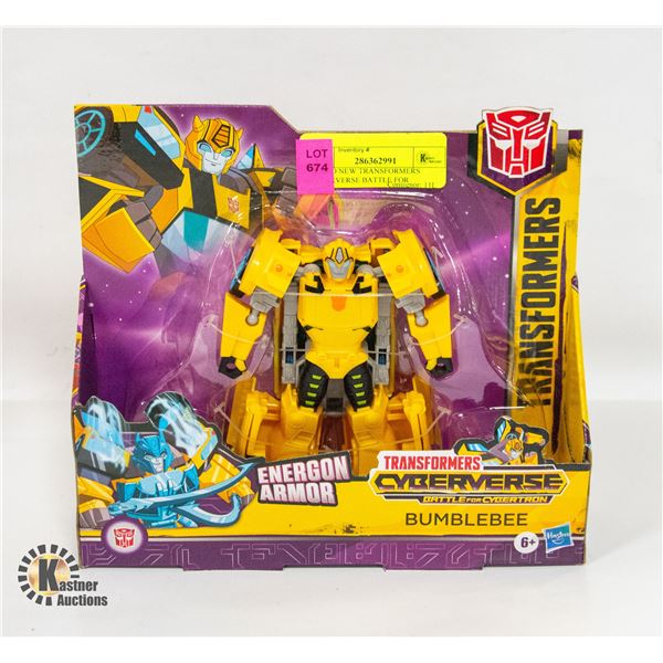 BRAND NEW TRANSFORMERS CYBERVERSE BATTLE FOR