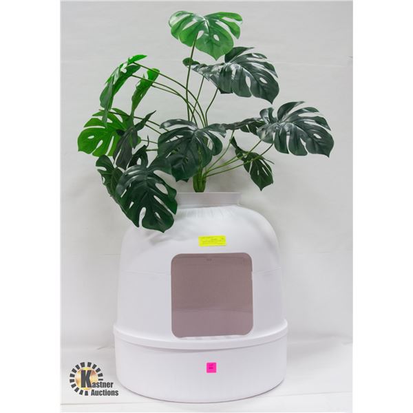 NEWLY ASSEMBLED LIFEWIT FAUX PLANT KITTY LITTER