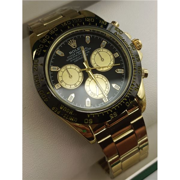 NEW ROLEX REPLICA QUARTZ "DAYTONA" WATCH