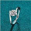 Image 1 : 1 CT GRA CERTIFIED BRILLIANT CUT MOISSANITE
