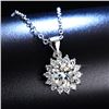 Image 3 : 2 CT GRA CERTIFIED MOISSANITE 925 SILVER NECKLACE