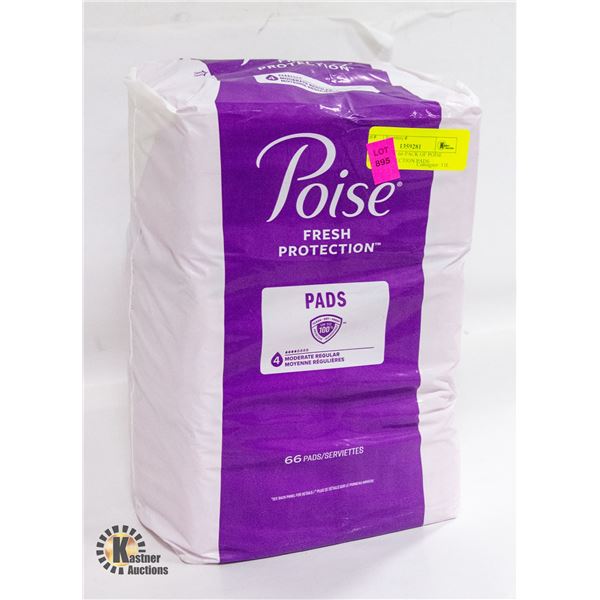 BRAND NEW 66 PACK OF POISE FRESH PROTECTION PADS