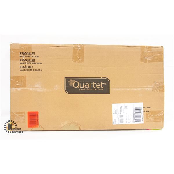 NEW QUARTET GLASS CUBICLE BOARD 24" X 14"