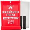 Image 1 : NEW PREPARED HERO EMERGENCY FIRE BLANKET INCLUDES
