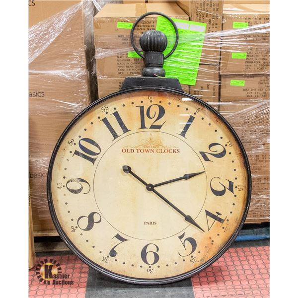 OVERSIZED "OLD TOWN CLOCKS EST 1863"