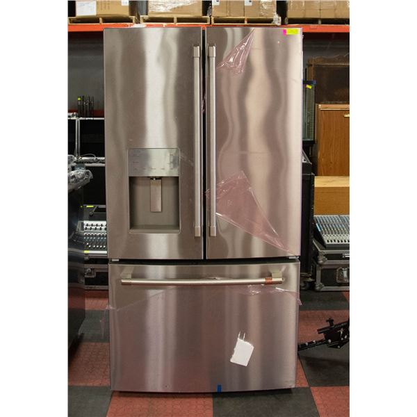SCRATCH&DENT CAFE 26 CU FT STAINLESS STEEL FRIDGE