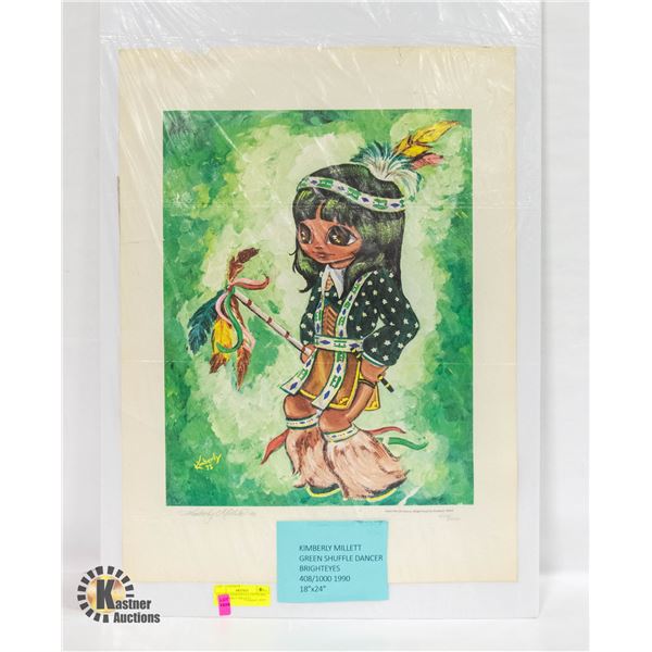 INDIGINEOUS ARTWORK BY KIMBERLY MILLETT 18" X 24"