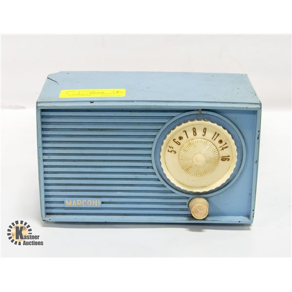 MARCONI RADIO MODEL 417 NOT WORKING