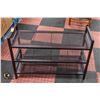 Image 1 : 3-TIER METAL SHOE RACK H-22.75" W-12" L-31.5"