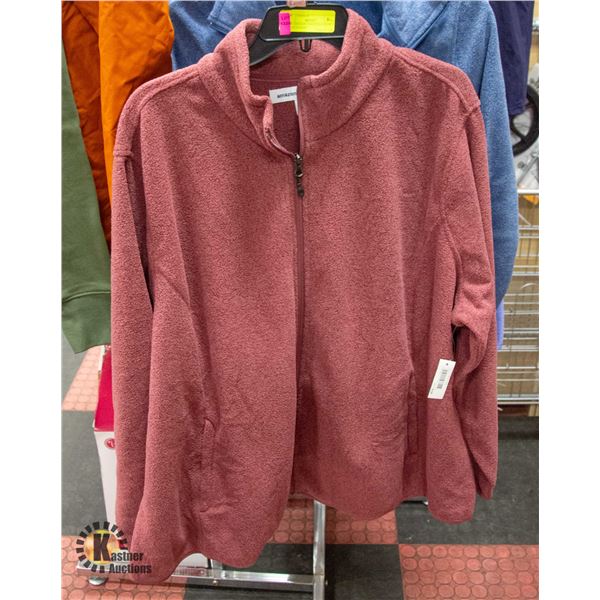 NEW AMAZON ESSENTIALS 4X RED ZIP UP HOODIE