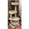 Image 1 : USED 5-TIER CAT WOOD FRAMED CAT HOUSE/SCRATCHING