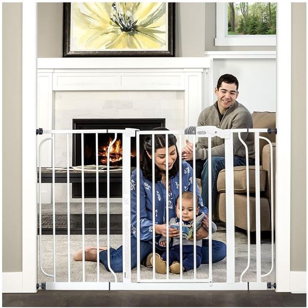 NEW REGALO EASY STEP EXTRA WIDE METAL WALK THROUGH